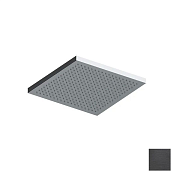 Almar Velvet Верхний душ без кронштейна 23,3х23,3 см, 1 режим, цвет: PVD brushed absolute black E044298.AB