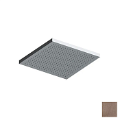Almar Velvet Верхний душ без кронштейна 23,3х23,3 см, 1 режим, цвет: PVD brushed copper E044298.CO