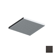 Almar Velvet Верхний душ без кронштейна 23,3х23,3 см, 1 режим, цвет: PVD polished deep black E044298.DB