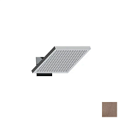 Almar Velvet Верхний душ с кронштейном настенным 23,4х25,4 см, 1 режим, цвет: PVD brushed copper E044300.CO