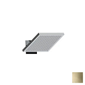 Almar Velvet Верхний душ с кронштейном настенным 23,4х25,4 см, 1 режим, цвет: PVD polished gold E044300.GO