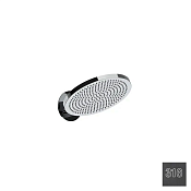 Almar Velvet Верхний душ с кронштейном настенным d23,2 см, 1 режим, цвет: 316 brushed absolute black E044301.AB316