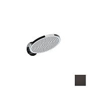 Almar Velvet Верхний душ с кронштейном настенным d23,2 см, 1 режим, цвет: PVD polished deep black E044301.DB