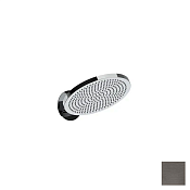 Almar Velvet Верхний душ с кронштейном настенным d23,2 см, 1 режим, цвет: PVD brushed gun metal E044301.GM