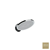 Almar Velvet Верхний душ с кронштейном настенным d23,2 см, 1 режим, цвет: 316 PVD brushed high brass E044301.HB316