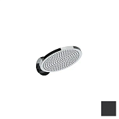 Almar Velvet Верхний душ с кронштейном настенным d23,2 см, 1 режим, цвет: matt black E044301.MB