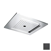 Almar Square Потолочный душ 49,6х49,6 см, встраиваемый, 3 вида струи, цвет: brushed absolute black E044302.AB