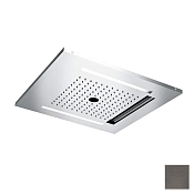 Almar Square Потолочный душ 49,6х49,6 см, встраиваемый, 3 вида струи, цвет: PVD brushed gun metal E044302.GM