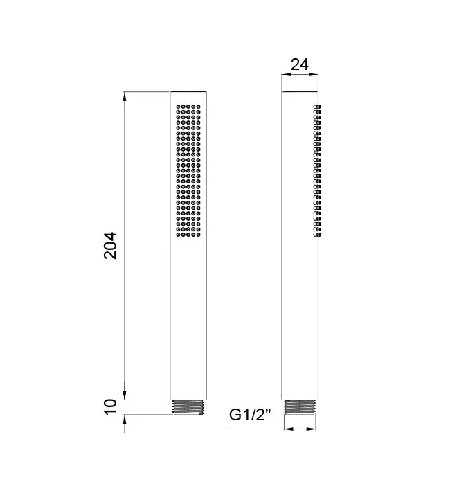 Almar Velvet Ручной душ, 1 режим, цвет: matt white E082126.MW