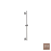 Almar Square Душевая штанга 81 см с держателем для лейки и выводом, цвет: 316 PVD brushed copper E087069.CO316