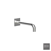 Almar Square Излив настенный для ванны 24 см, цвет: 316 PVD brushed gun metal E098013.GM316