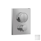 Almar Core Square Термостат для душа, внешняя часть на 2 потребителя, цвет: matt white E176682.MW