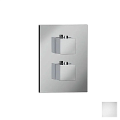 Almar Core Square Термостат для душа, внешняя часть на 3 потребителя, цвет: matt white E176823.MW