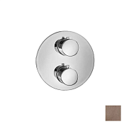 Almar Core Round Термостат для душа, внешняя часть на 3 потребителя, цвет: PVD brushed copper E176833.CO