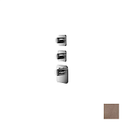 Almar High Flow Kuky Термостат для душа, внешняя часть на 2 потребителя, цвет: PVD brushed copper E180002.CO