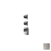 Almar High Flow Kuky Термостат для душа, внешняя часть на 2 потребителя, цвет: nickel brushed E180002.NB