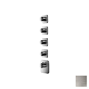 Almar High Flow Kuky Термостат для душа, внешняя часть на 4 потребителя, цвет: nickel brushed E180004.NB