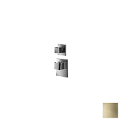 Almar High Flow Square Термостат для душа, внешняя часть на 1 потребитель, цвет: PVD polished gold E180021.GO