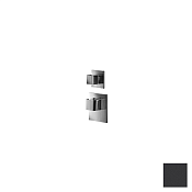 Almar High Flow Square Термостат для душа, внешняя часть на 1 потребитель, цвет: matt black E180021.MB