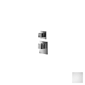 Almar High Flow Square Термостат для душа, внешняя часть на 1 потребитель, цвет: matt white E180021.MW