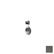 Almar High Flow Round Термостат для душа, внешняя часть на 1 потреб., цвет: PVD brushed gun metal E180031.GM