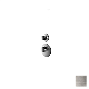 Almar High Flow Round Термостат для душа, внешняя часть на 1 потребителя, цвет: nickel brushed E180031.NB