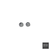 Almar Modular Round Термостат для душа, внешняя часть, 2 потреб., цвет: 316 brushed absolute black E180132.AB316