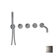 Almar Modular Round Смеситель для ванны с изливом и ручнымдушем, внешняя часть, цвет: chrome E180137.CR