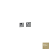 Almar Modular Square Термостат для душа, внешняя часть на 2 потребит., цвет: 316 brushed high brass E180182.HB316
