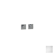 Almar Modular Square Термостат для душа, внешняя часть на 2 потребителя, цвет: matt white E180182.MW