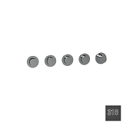 Almar Push Round Термостат для душа, внешняя часть, 4 потреб., цвет: 316 brushed absolute black E180440.AB316