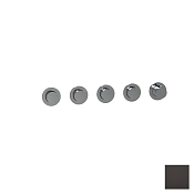 Almar Push Round Термостат для душа, внешняя часть на 4 потребителя, цвет: polished deep black E180440.DB