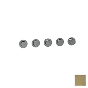 Almar Push Round Термостат для душа, внешняя часть на 4 потребителя, цвет: PVD brushed high brass E180440.HB