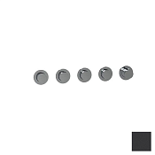 Almar Push Round Термостат для душа, внешняя часть на 4 потребителя, цвет: matt black E180440.MB