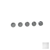 Almar Push Round Термостат для душа, внешняя часть на 4 потребителя, цвет: matt white E180440.MW