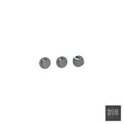 Almar Push Round Термостат для душа, внешняя часть, 2 потреб., цвет: 316 brushed absolute black E180442.AB316