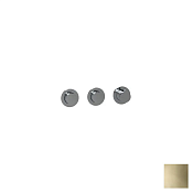 Almar Push Round Термостат для душа, внешняя часть на 2 потребителя, цвет: PVD polished gold E180442.GO