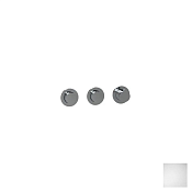 Almar Push Round Термостат для душа, внешняя часть на 2 потребителя, цвет: matt white E180442.MW