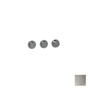 Almar Push Round Термостат для душа, внешняя часть на 2 потребителя, цвет: nickel brushed E180442.NB