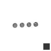 Almar Push Round Термостат для душа, внешняя часть на 3 потребителя, цвет: matt black E180443.MB