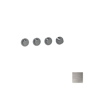 Almar Push Round Термостат для душа, внешняя часть на 3 потребителя, цвет: nickel brushed E180443.NB