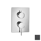 Almar Core Square Смеситель для душа, внешняя часть на 2 потребителя, цвет: brushed absolute black E186572.AB