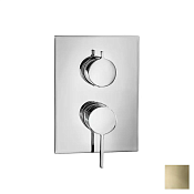 Almar Core Square Смеситель для душа, внешняя часть на 2 потребителя, цвет: PVD polished gold E186572.GO