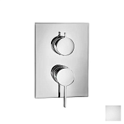 Almar Core Square Смеситель для душа, внешняя часть на 2 потребителя, цвет: matt white E186572.MW