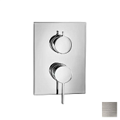 Almar Core Square Смеситель для душа, внешняя часть на 2 потребителя, цвет: nickel brushed E186572.NB