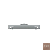 Almar Accessories Полка угловая 21,6х21,6 см, цвет: 316 PVD brushed copper E300002.CO316