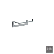 Almar Accessories Держатель туалетной бумаги настенный, цвет: 316 PVD brushed gun metal E315000.GM316