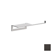 Almar Accessories Держатель туалетной бумаги с полкой, цвет: PVD polished deep black E317000.DB