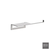 Almar Accessories Держатель туалетной бумаги с полкой, цвет: 316 PVD brushed gun metal E317000.GM316