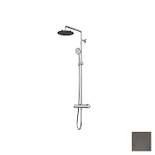 Almar Velvet Душевая колонна термостат: верхний и ручной душ, 1 вид струи, цвет: brushed gun metal E405002.GM